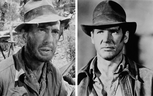 Humphrey Bogart vs. Harrison Ford